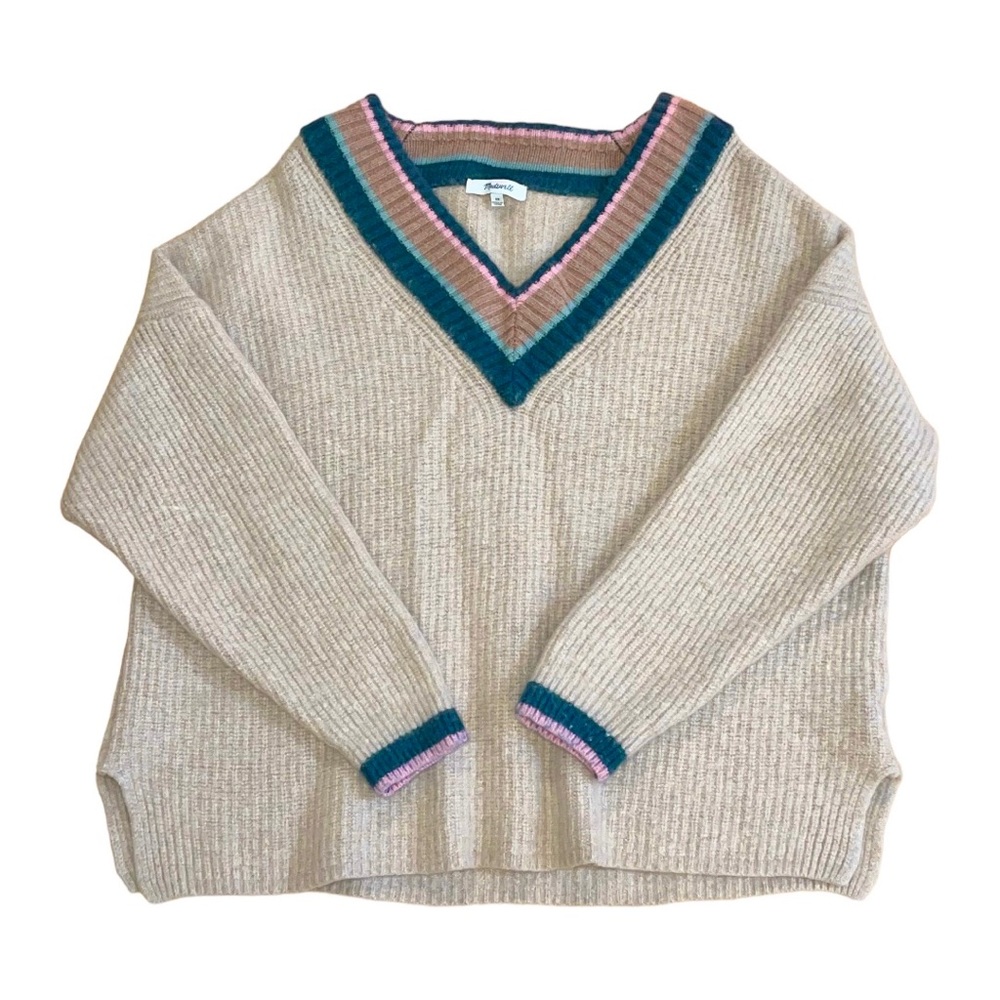 MADEWELL Striped Knit Sweater